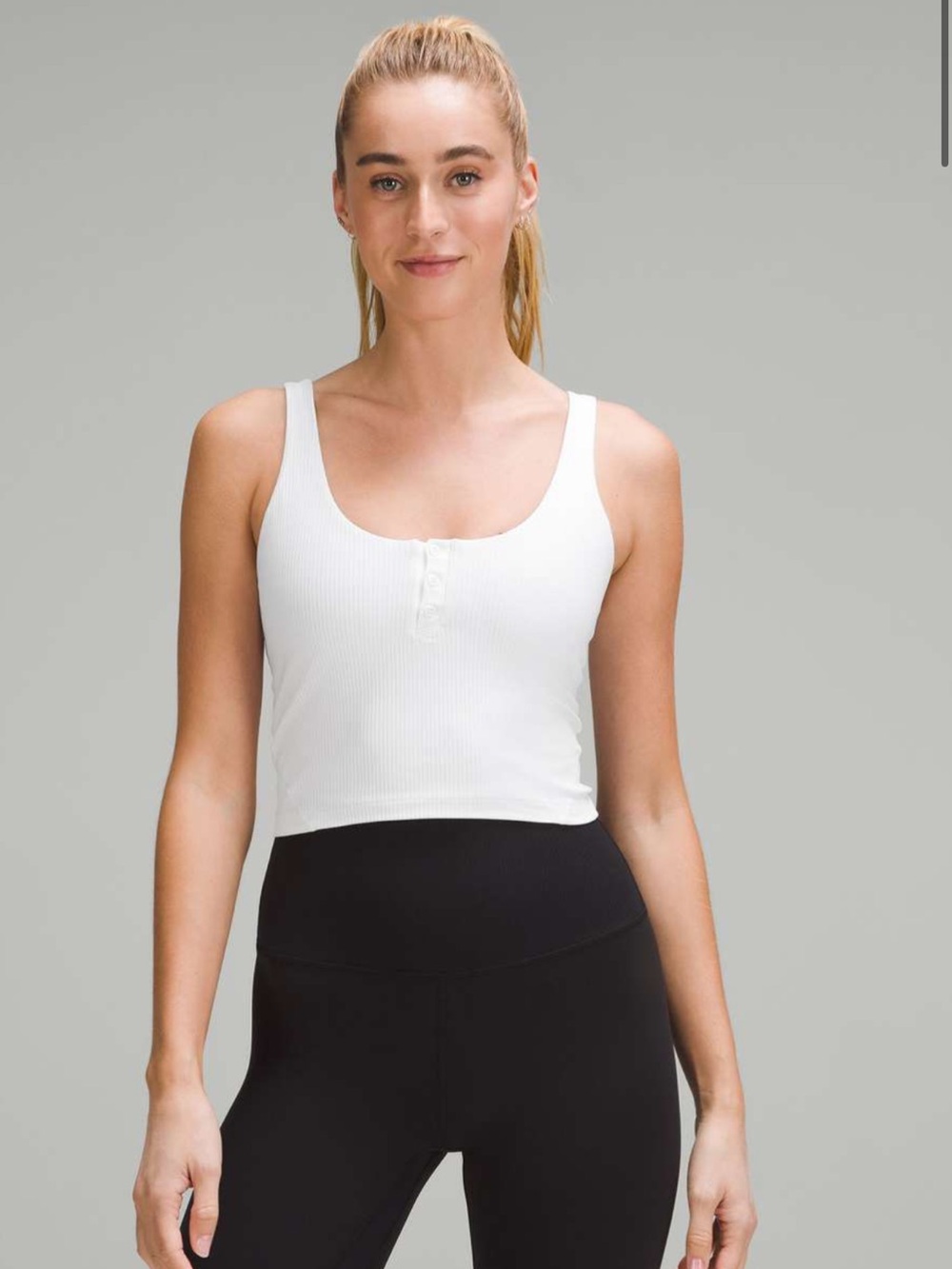 Lululemon Align Ribbed Henley Tank Top